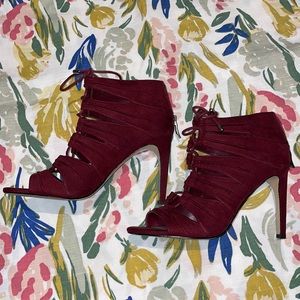 Maroon Pumps